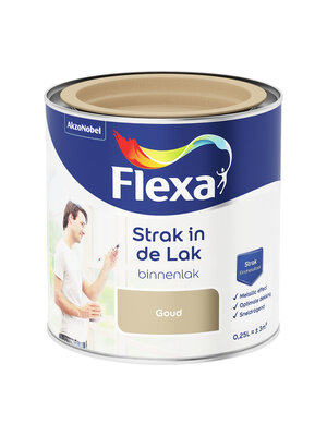 Flexa Strak in de Lak Binnenlak Zijdeglans - Goud