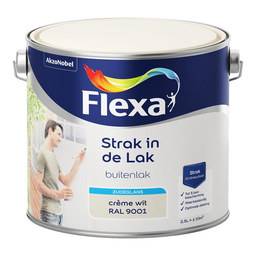 Flexa Strak in de Lak Buitenlak Zijdeglans - RAL 9001 Flexa Strak in de Lak Buitenlak Zijdeglans - RAL 9001