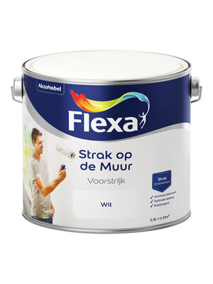 Flexa Strak op de Muur Voorstrijk - Wit