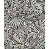 Noordwand Botanica Behang met grote bladeren 33305