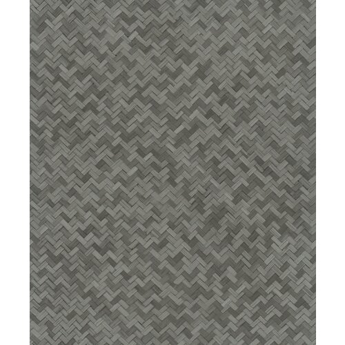 Noordwand Botanica Behang met rotan vlechtwerk 33310