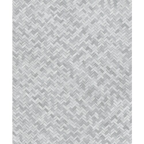Noordwand Botanica Behang met rotan vlechtwerk 33314