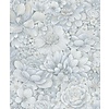 Noordwand Botanica Behang met ton-sur-ton grote bloemenprint 33953