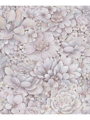 Noordwand Botanica Behang met ton-sur-ton grote bloemenprint 33954 Noordwand Botanica Behang met ton-sur-ton grote bloemenprint 33954
