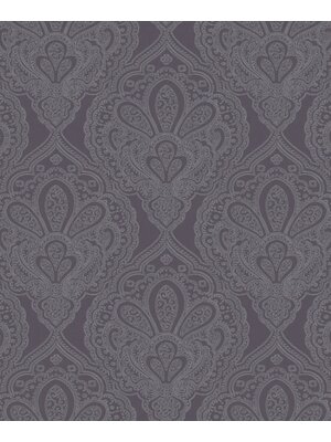 Noordwand Emporium Behang met grafische zilveren ornamenten DWP0247-01