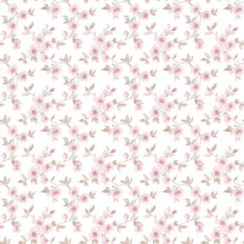 Noordwand Secret Garden Behang met bloemen G78484