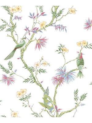 Noordwand Secret Garden Behang met vogels G78490