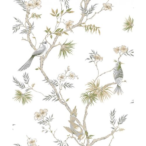 Noordwand Secret Garden Behang met vogels G78492