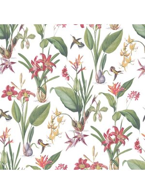 Noordwand Secret Garden Behang met bloemen G78505
