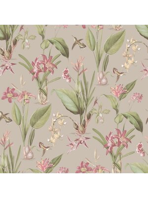 Noordwand Secret Garden Behang met bloemen G78507