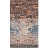 Noordwand Smart Art Easy Fotobehang bakstenen muur met tegeltjes 47253