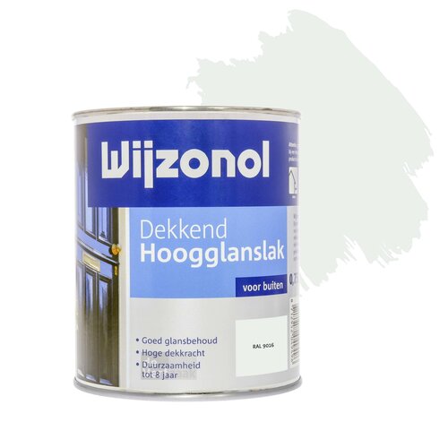 Wijzonol Dekkend Hoogglanslak - RAL 9016 Wijzonol Dekkend Hoogglanslak - RAL 9016