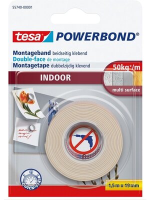 Tesa Montagetape Indoor - 1,5 m x 19 mm