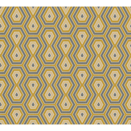 Architects Paper Jungle Chic geel behang | 377074 Architects Paper Jungle Chic geel behang | 377074