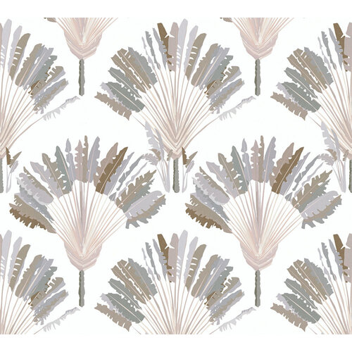 Architects Paper Jungle Chic grijs behang | 377082 Architects Paper Jungle Chic grijs behang | 377082