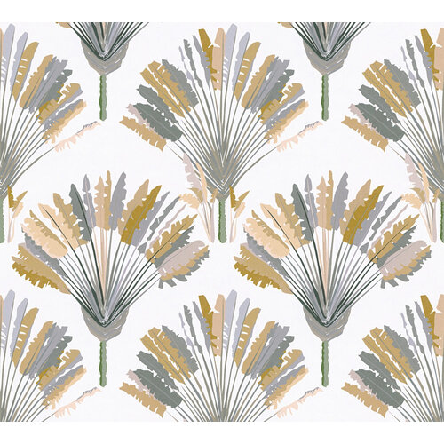 Architects Paper Jungle Chic geel behang | 377084 Architects Paper Jungle Chic geel behang | 377084