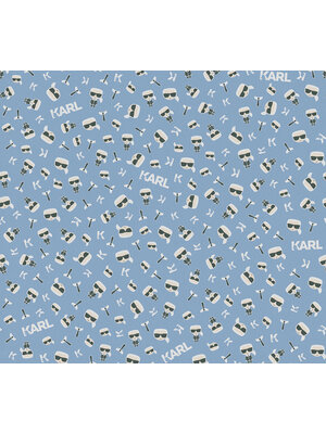 AS Creation Karl Lagerfeld Blauw behang | 378431