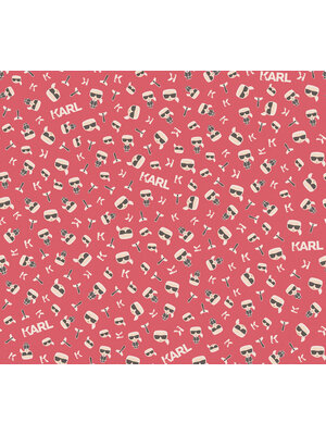 AS Creation Karl Lagerfeld rood behang | 378435