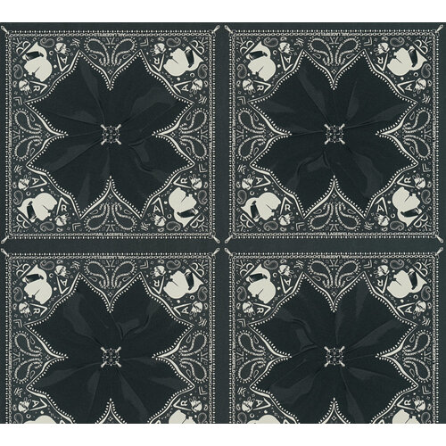 AS Creation Karl Lagerfeld Zwart behang | 378452 AS Creation Karl Lagerfeld Zwart behang | 378452