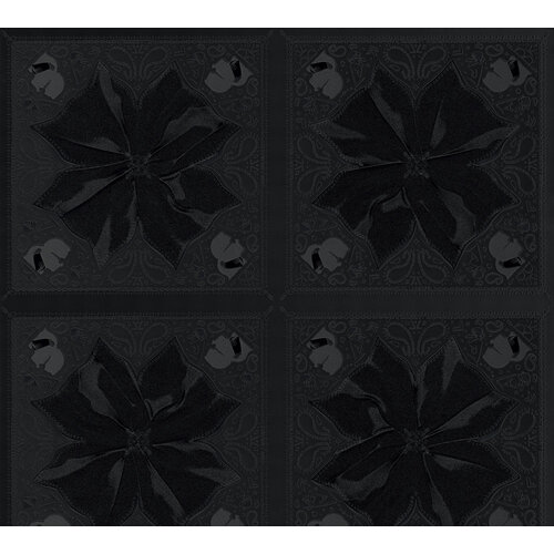 AS Creation Karl Lagerfeld Zwart behang | 378453 AS Creation Karl Lagerfeld Zwart behang | 378453