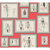 AS Creation Karl Lagerfeld Rood behang | 378462 AS Creation Karl Lagerfeld Rood behang | 378462
