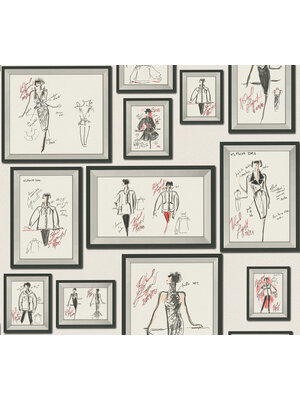 AS Creation Karl Lagerfeld Wit behang | 378463