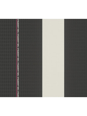 AS Creation Karl Lagerfeld Zwart behang | 378482 AS Creation Karl Lagerfeld Zwart behang | 378482