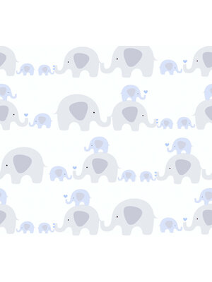 AS Creation Little Love blauw behang | 381131