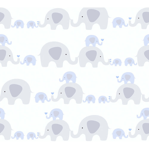 AS Creation Little Love blauw behang | 381131 AS Creation Little Love blauw behang | 381131