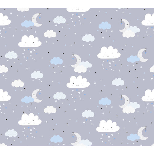 AS Creation Little Love blauw behang | 381252 AS Creation Little Love blauw behang | 381252