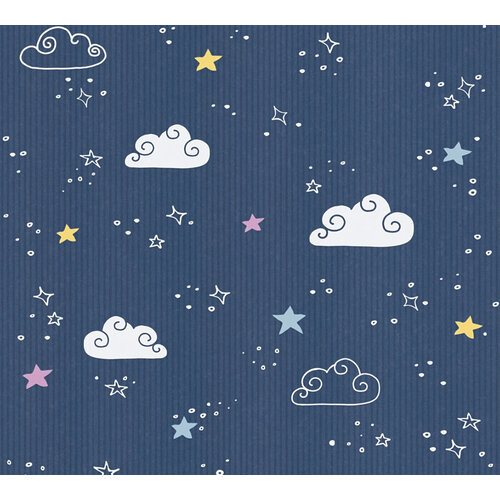 AS Creation Little Love blauw behang | 381411 AS Creation Little Love blauw behang | 381411