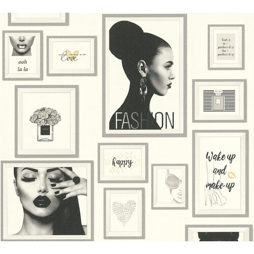 Livingwalls Metropolitan Stories zilver behang | 369182 Livingwalls Metropolitan Stories zilver behang | 369182