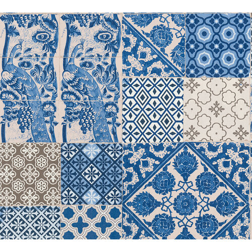 Livingwalls Metropolitan Stories blauw behang | 369231 Livingwalls Metropolitan Stories blauw behang | 369231