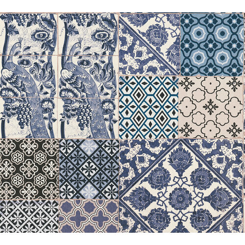 Livingwalls Metropolitan Stories blauw behang | 369232 Livingwalls Metropolitan Stories blauw behang | 369232
