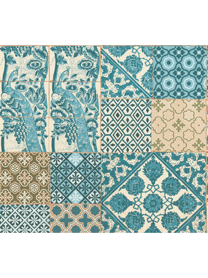 Livingwalls Metropolitan Stories blauw behang | 369233