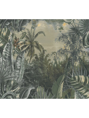 Livingwalls My Home My Spa groen behang | 383563