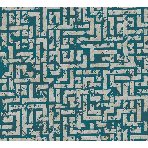 Livingwalls My Home My Spa blauw behang | 386953 Livingwalls My Home My Spa blauw behang | 386953