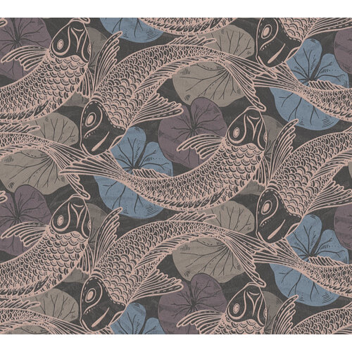 Livingwalls Metropolitan Stories 2 blauw behang | 378594 Livingwalls Metropolitan Stories 2 blauw behang | 378594