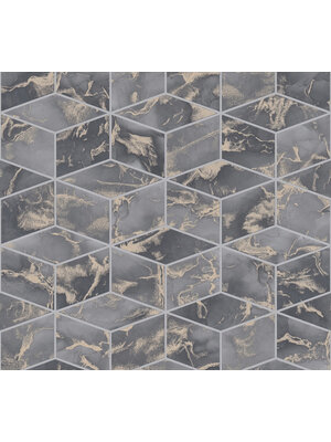 Livingwalls Metropolitan Stories 2 grijs behang | 378633