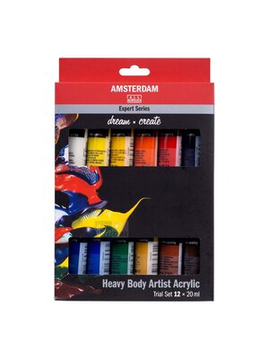 Amsterdam Expert Series Acrylverf - set 12 x 20 ml - Trial set Amsterdam Expert Series Acrylverf - set 12 x 20 ml - Trial set