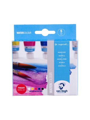 Van Gogh Aquarelverf - set 5 x 10 ml - Primair Van Gogh Aquarelverf - set 5 x 10 ml - Primair