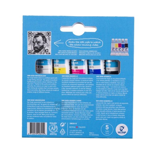 Van Gogh Aquarelverf set 5x10 ml Van Gogh Aquarelverf set 5x10 ml