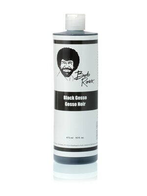 Bob Ross Medium Black Gesso 473M