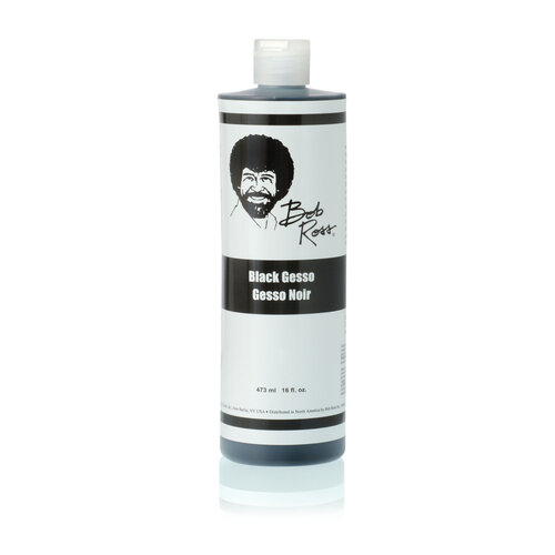 Bob Ross Medium Black Gesso 473M
