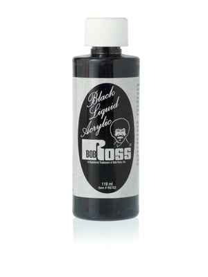Bob Ross Medium Liquid Acrylic Black - 118ml