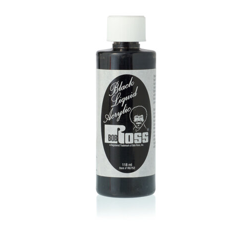 Bob Ross Medium Liquid Acrylic Black - 118ml