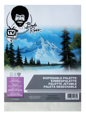 Bob Ross Wegwerp Palet 30 X 40 Cm