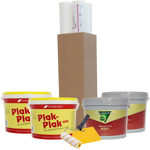 Complete Renovlies Set Boonstoppel Acryl - RAL 9010 Complete Renovlies Set Boonstoppel Acryl - RAL 9010