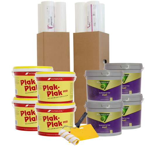 Complete Renovlies Set Boonstoppel Mat - RAL 9010 Complete Renovlies Set Boonstoppel Mat - RAL 9010