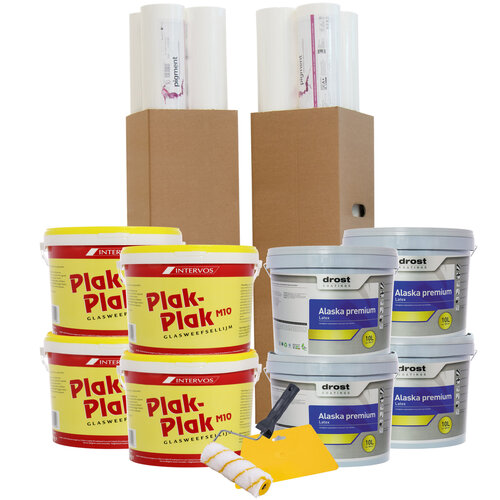 Complete Renovlies Set Drost Alaska Premium - RAL 9010 Complete Renovlies Set Drost Alaska Premium - RAL 9010